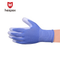 Hespax Guantes de PU personalizados de alta calidad anti estátatios